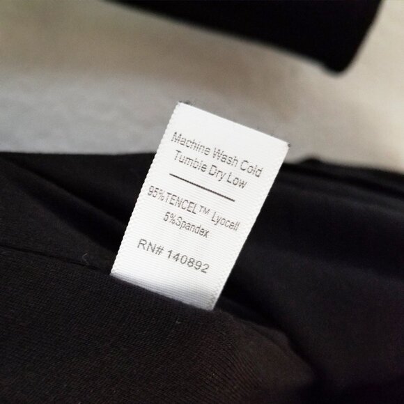 Marine Layer Lexi Rib V-Neck Maxi Dress Black Size M Lined Stretch Bodycon $118 - Picture 8 of 15